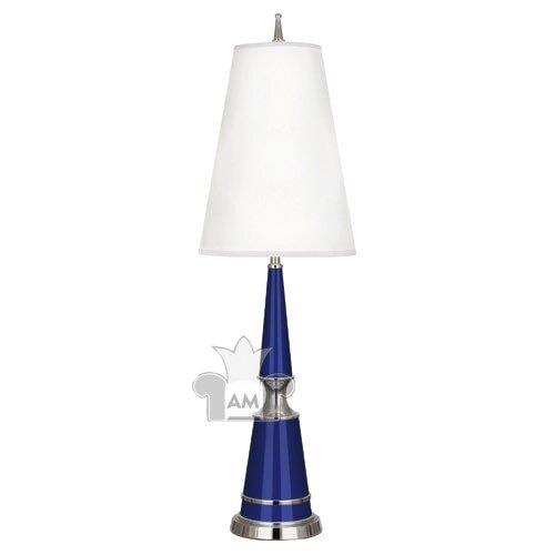 Настольная лампа Robert Abbey Versailles 10" Table Lamp Navy/Nickel