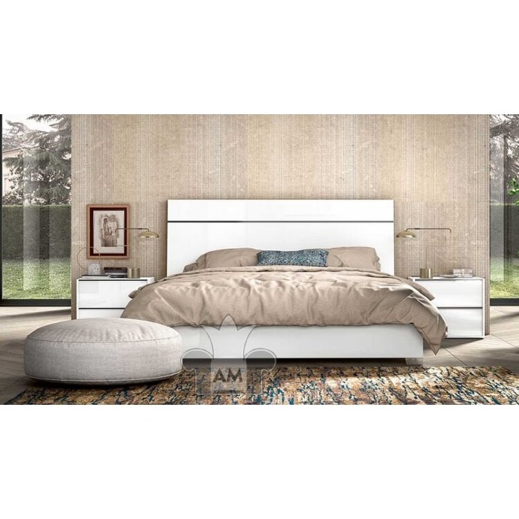 Кровать Status Italy Luna White, 180x203 см, LUBWHLT03