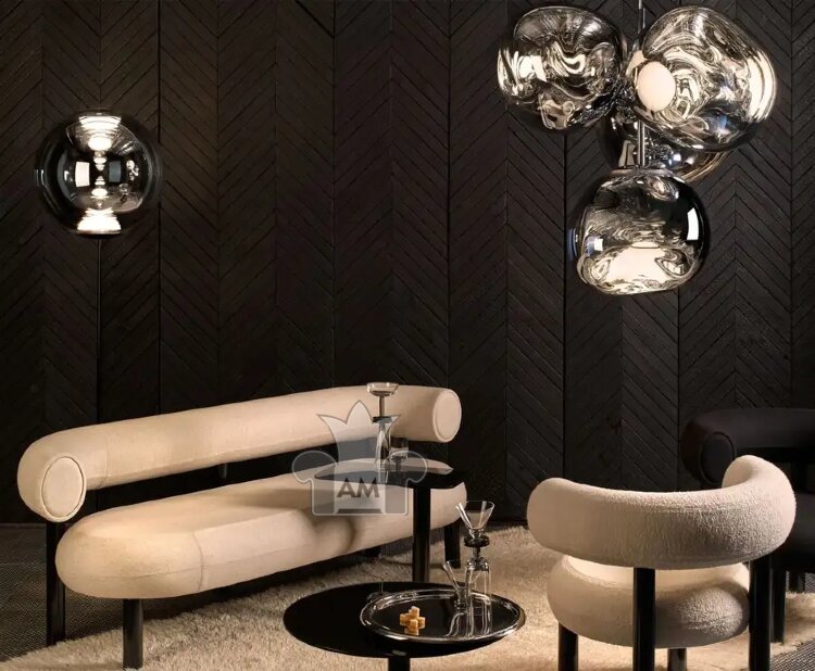Люстра Tom Dixon Melt Led Chrome Small