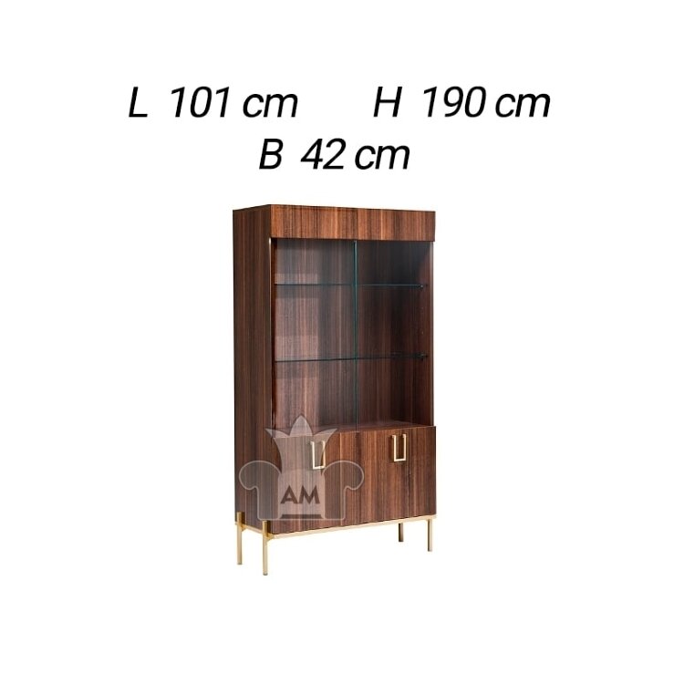 Витрина 2-дверная Alf Group Mid Century PJDT0600