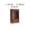 Витрина 2-дверная Alf Group Mid Century PJDT0600 Витрина 2-дверная Alf Group Mid Century PJDT0600