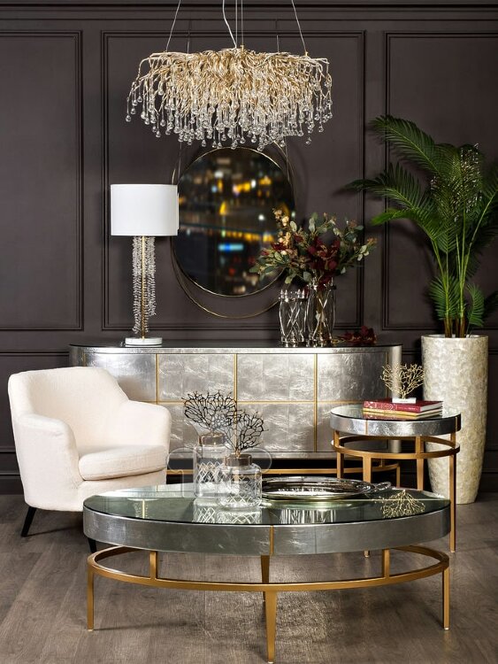 Лампа настольная плафон белый Д43,В88 Garda Decor K2KR0700T-1