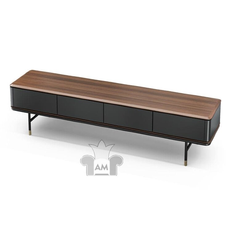Тумба ТВ MOD Interiors Altea, 4 ящика, Орех F / серый матовый, MDI.TV.ALT.13