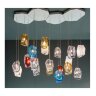 Подвесной светильник LASVIT Crystal Rock 3 clear/opal