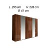 Шкаф 6-дверный Alf Group Mid Century PJDT0017