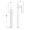 Настенный светильник Delight Collection Vita 1A br.brass