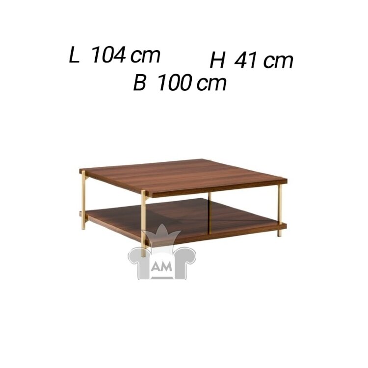 Столик журнальный 104х100 Alf Group Mid Century квадратный KJDT626