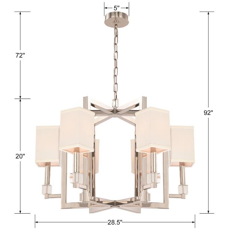 Люстра Troy Lighting Dixon Polished Nickel