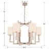 Люстра Troy Lighting Dixon Polished Nickel