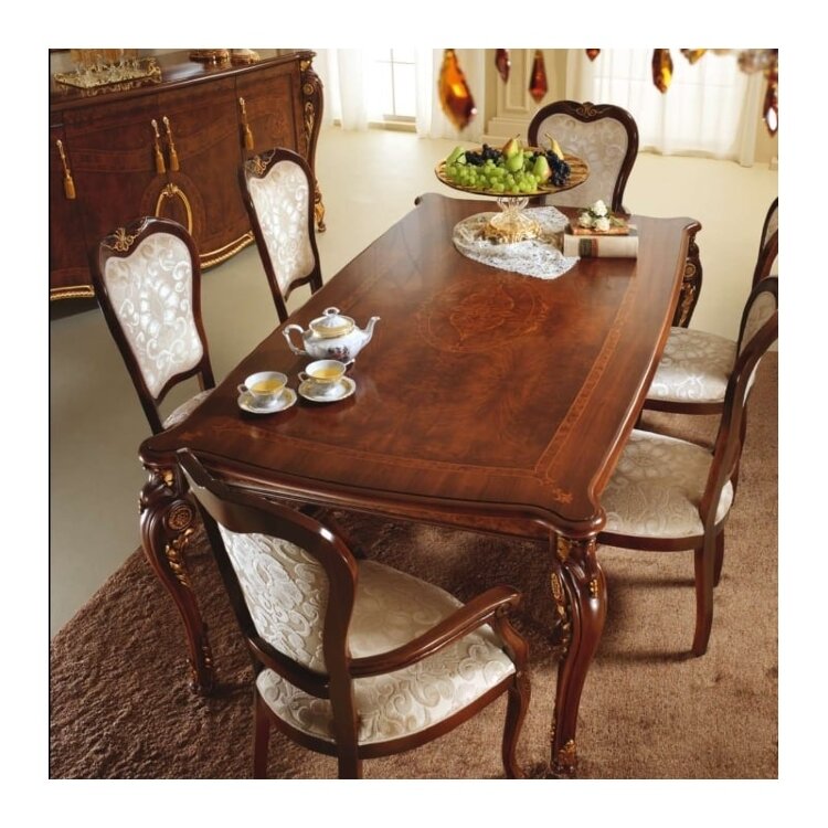 Стол обеденный 200/300х110 Arredo Classic Donatello раскладной с 2 вставками