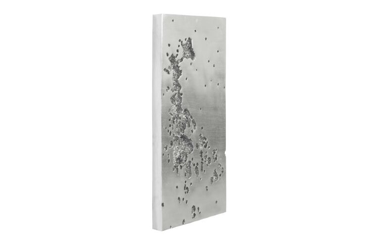 Настенный декор Phillips Collection Splotch Dense Wall Art Silver