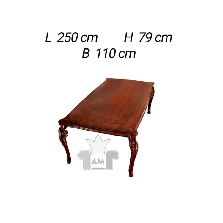 Стол обеденный 200/250х110 Arredo Classic Donatello раскладной с 1 вставкой