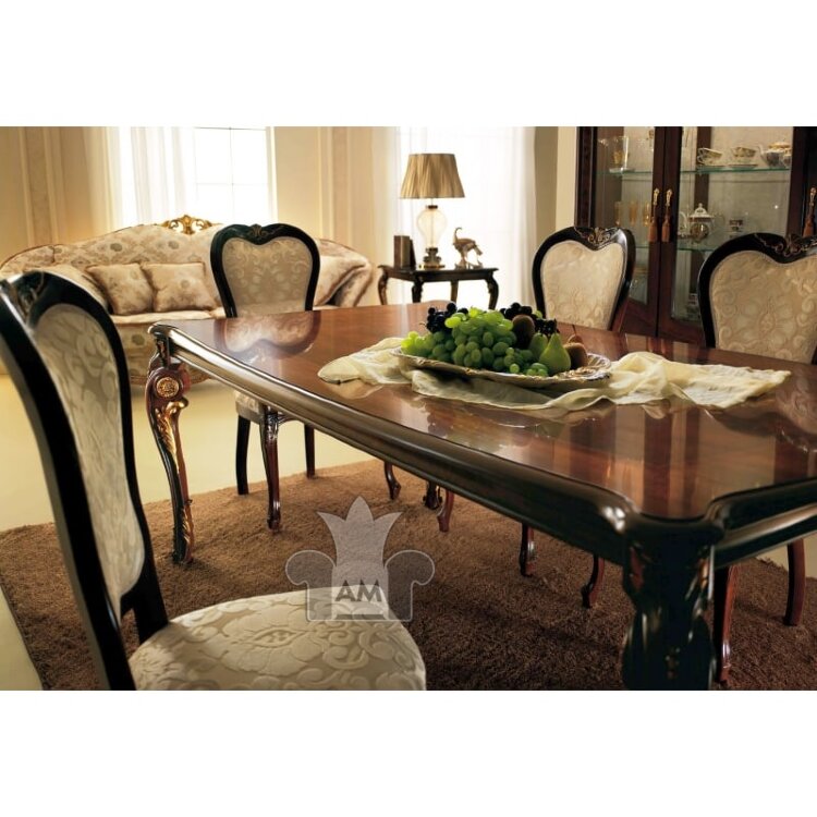 Стол обеденный 200/250х110 Arredo Classic Donatello раскладной с 1 вставкой