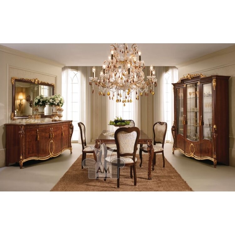 Стол обеденный 200/250х110 Arredo Classic Donatello раскладной с 1 вставкой