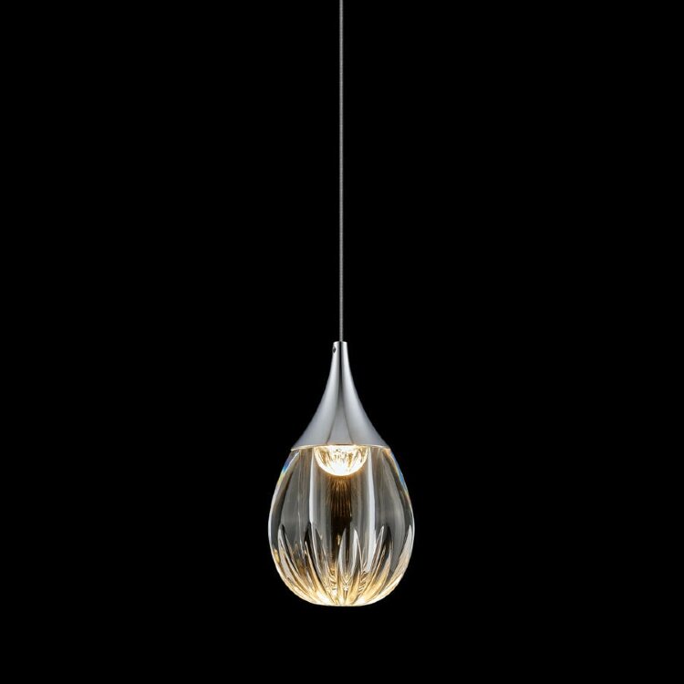 Подвесной светильник Delight Collection MD24001004-1A chrome/clear