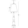 Настольная лампа Robert Abbey Versailles 8" Table Lamp Emerald/Brass