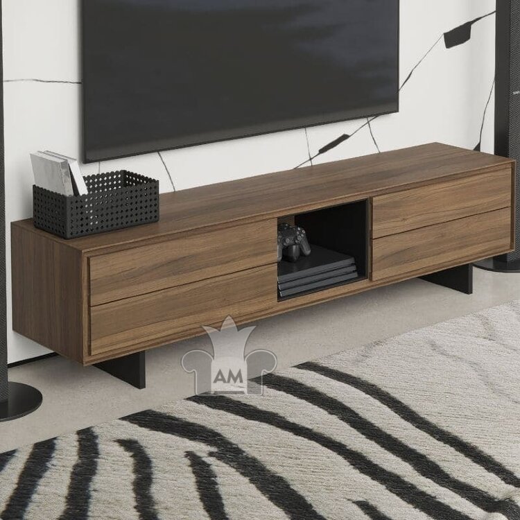 Тумба ТВ MOD Interiors Miramar, 4 ящика, Орех F (V36F), MDI.TV.MRM.68