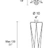 Подвесной светильник MM Lampadari Rain 7379/3 Подвесной светильник MM Lampadari Rain 7379/3