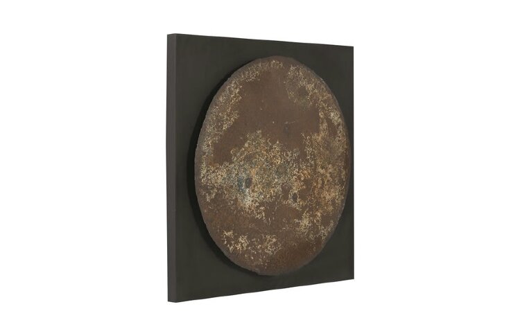 Настенный декор Phillips Collection Oil Drum Wall Disc on Frame Assorted Colors