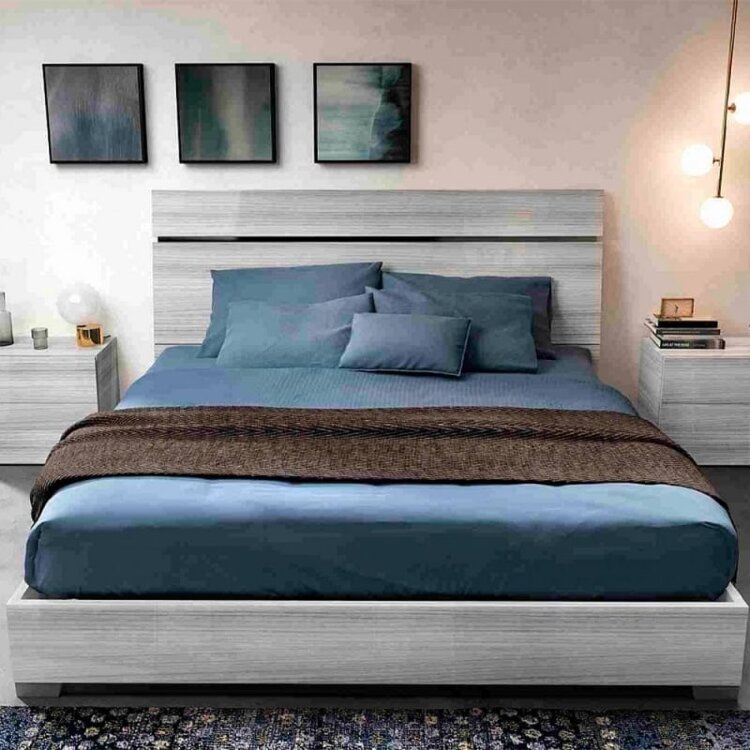 Кровать Status Italy Mia Silver Grey, 160х203, MIBGRLT09