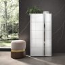 Спальня Status Italy Bianca Marble, белый глянец с мраморными декорами, Италия