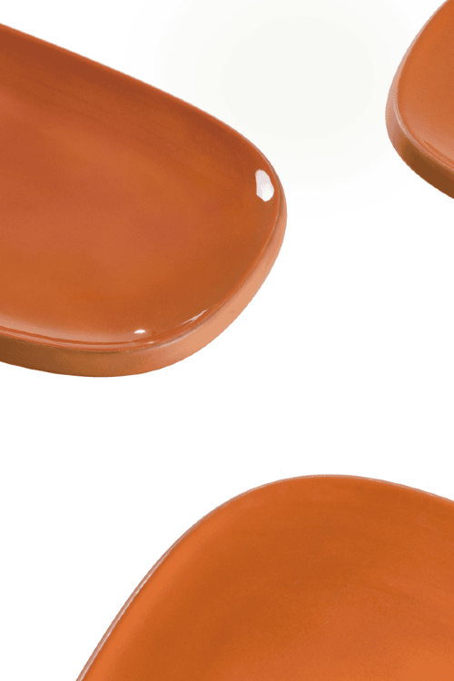 Журнальный стол Moooi Obon Rectangular Low Terracotta