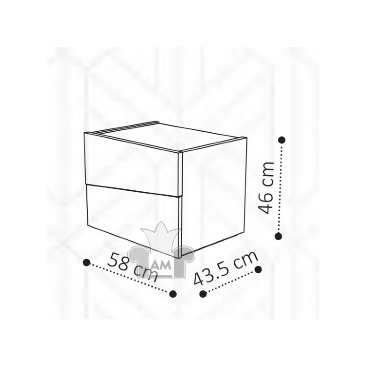 Тумба прикроватная Camelgroup Tekno