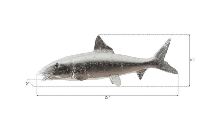 Настенный декор Phillips Collection Bonefish Wall Sculpture Silver