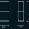 Настенный светильник LEDS C4 05-0468-14-55