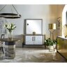 Люстра Jonathan Charles Round Contemporary Ebonised Oak & Brass Chandelier