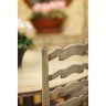 Полукресло Jonathan Charles Grey Painted Ladder Back Chair