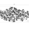 Настенный декор Phillips Collection Orchid Collage Wall Art Silver/Black