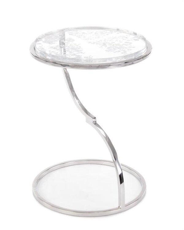 Декоративный стол John-Richard Polished Silver Accent Table