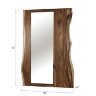 Зеркало Phillips Collection Split Slab Mirror Natural Wood