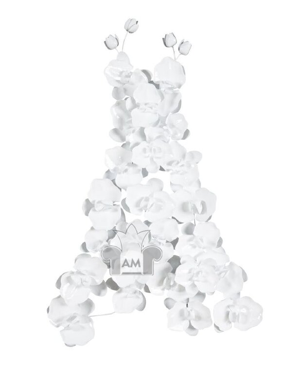 Настенный декор Phillips Collection Orchid Dress Wall Art White