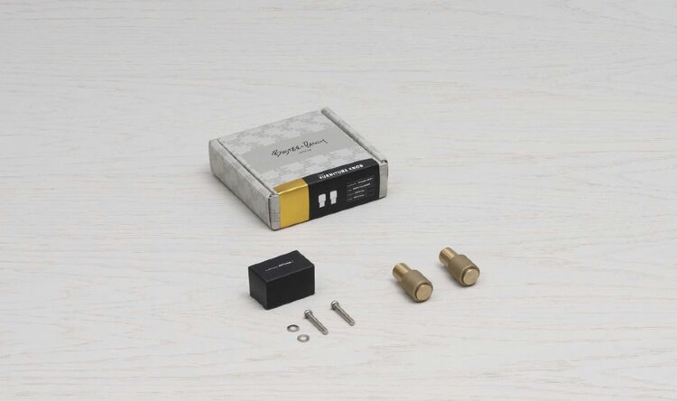 Ручка-кнопка Buster and Punch Knob Cast Welders Black set of 2