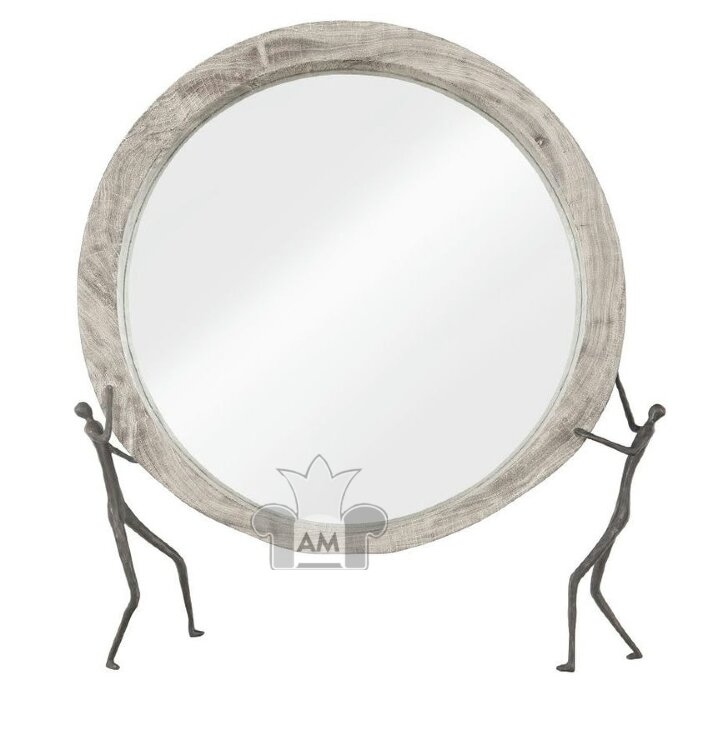 Зеркало Phillips Collection Atlas Mirror Grey Stone