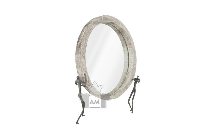 Зеркало Phillips Collection Atlas Mirror Grey Stone