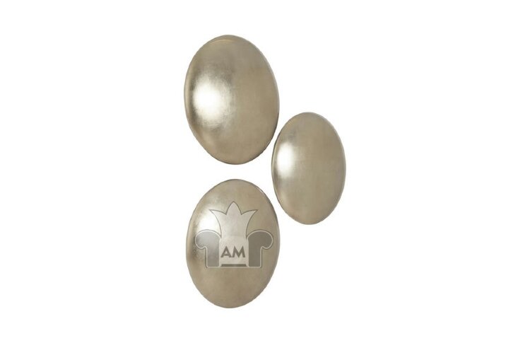 Настенный декор Phillips Collection Orb Wall Tiles Platinum, 3 шт