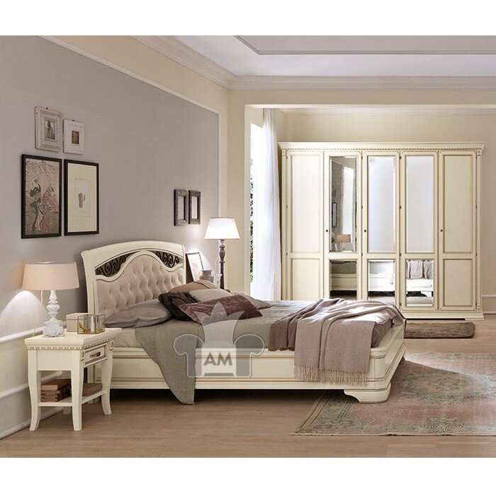 Кровать (160х200) Prama Palazzo Ducale laccato 71BO74LT