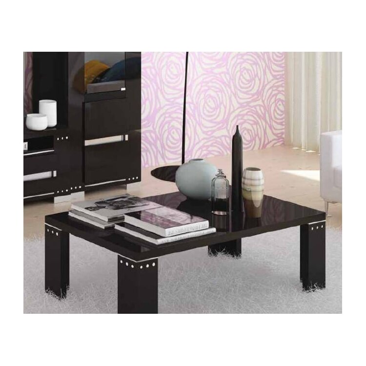 Столик журнальный Status Armonia Black со стеклом