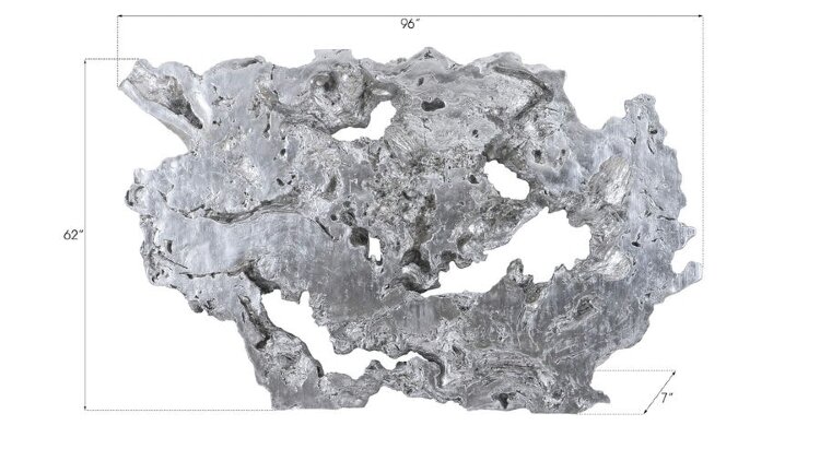 Настенный декор Phillips Collection Burled Root Wall Art Large Silver