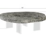Коктейльный стол Phillips Collection Floating Coffee Table Gray Stone