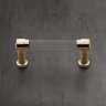 Ручка-скоба Restoration Hardware Grafton Glass L.15.2 Aged Brass Ручка-скоба Restoration Hardware Grafton Glass L.15.2 Aged Brass