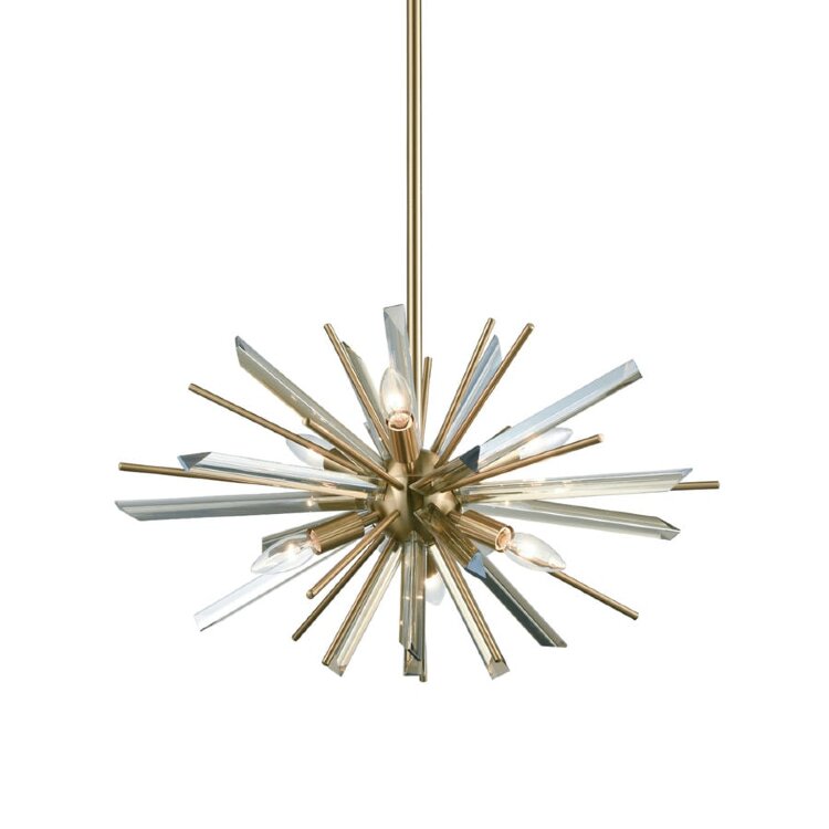 Люстра Delight Collection P68112-6AB antique brass