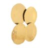 Настенный декор Phillips Collection Cast Oil Drum Wall Discs Gold, 4 шт