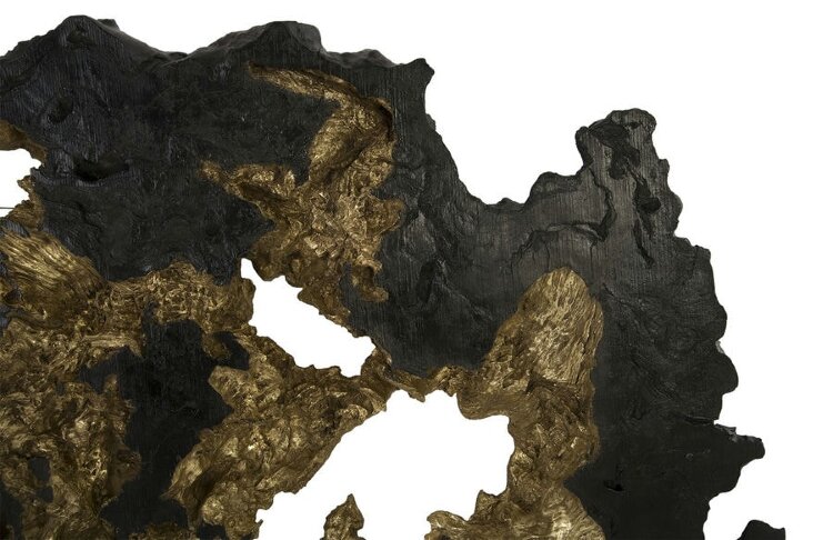 Настенный декор Phillips Collection Burled Root Wall Art Large Black/Gold
