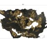 Настенный декор Phillips Collection Burled Root Wall Art Large Black/Gold Настенный декор Phillips Collection Burled Root Wall Art Large Black/Gold