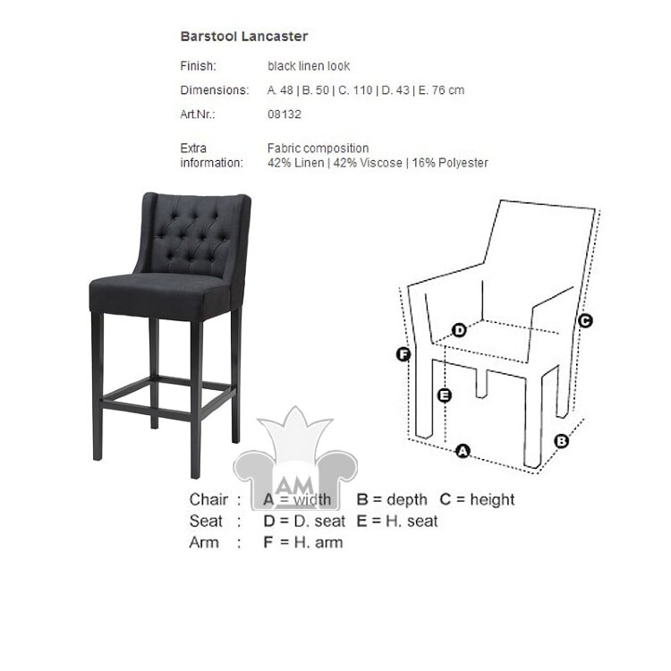 Барный стул Eichholtz Lancaster
