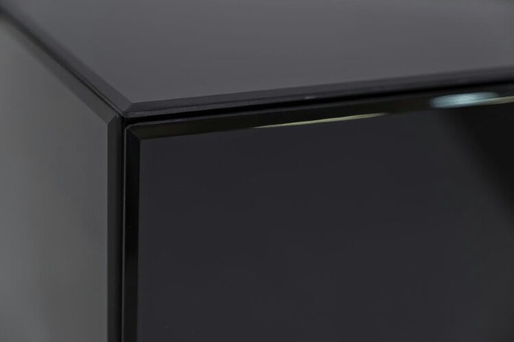 Тумба черная 2 ящика см Garda Decor KFG059